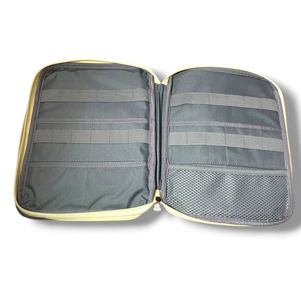 Llama Print Multi Layer High Capacity Colored Pencil Case Art Organizer Bag - Picture 5 of 9